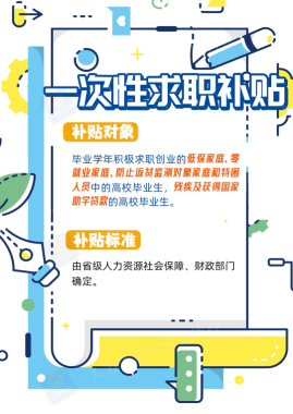 就业创业有补贴！高校毕业生，进→