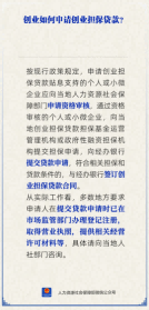 【人社日课】创业如何申请创业担保贷款？