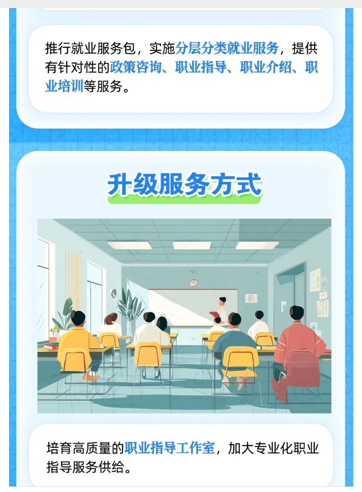 高品质就业公共服务供给行动，好政策一图get